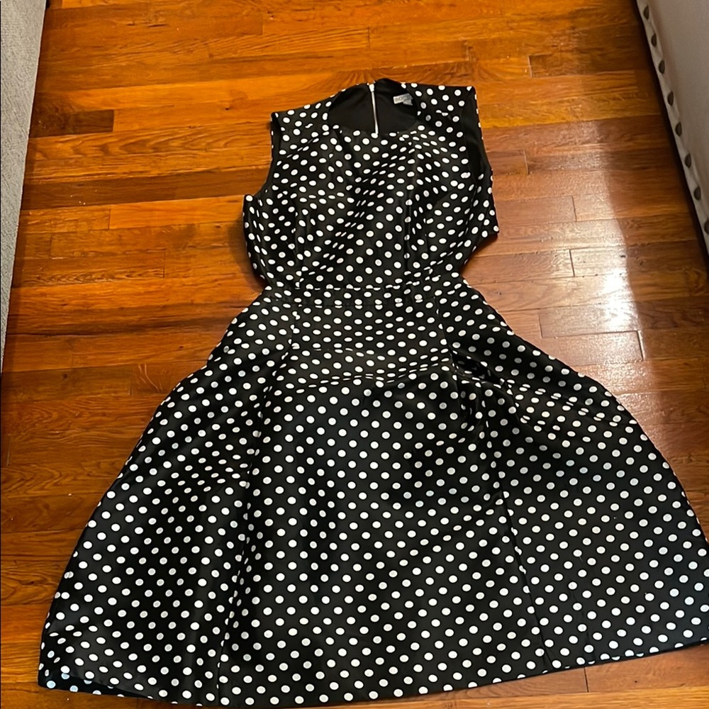 Black and White Polka Dot Dress